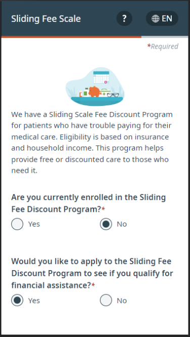 Sliding Fee Scale screenshot 1