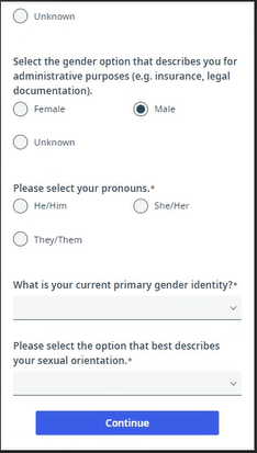 Sexual Orientation questionnaire screenshot 2