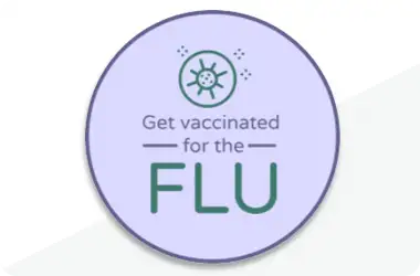 Click to open larger screenshot of Flu health campaign